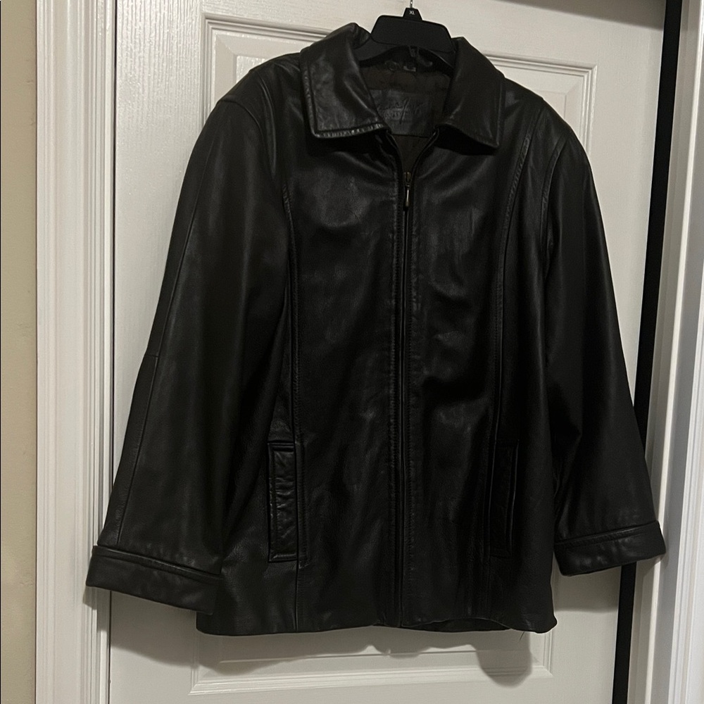 Jacqueline Ferrar Women’s Dark Brown Genuine Leather Jacket